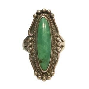 Vintage Bells Trading Post Turquoise Sterling Silver Ring